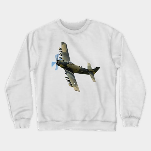 Skyraider Turning Crewneck Sweatshirt by acefox1